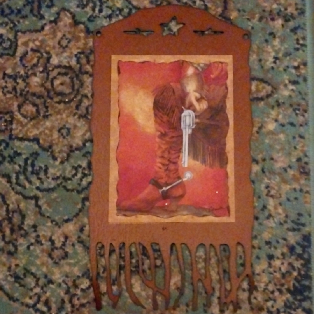 Designer Western Cowboy Boot Wall Art by Camille Riggs